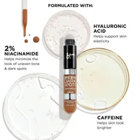 Bye Dark Spots Concealer + Serum with 2% Niacinamide

INSTANT NATURAL COVERAGE CLINICALLY FADES DRAK SPOTS*