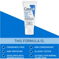 Moisturizing Cream Daily Face & Body Moisturizer for Dry Skin with Hyaluronic Acid & 3 Ceramides