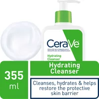 Hydrating Cleanser With Hyaluronic Acid and 3 Ceramides, Normal to Dry Skin , Fragrance Free