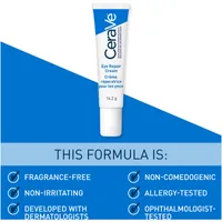 Eye Repair Cream with Hyaluronic Acid & 3 Ceramides