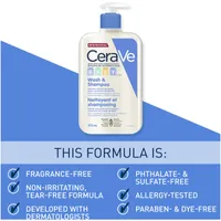 CeraVe Baby Wash & Shampoo 473mL