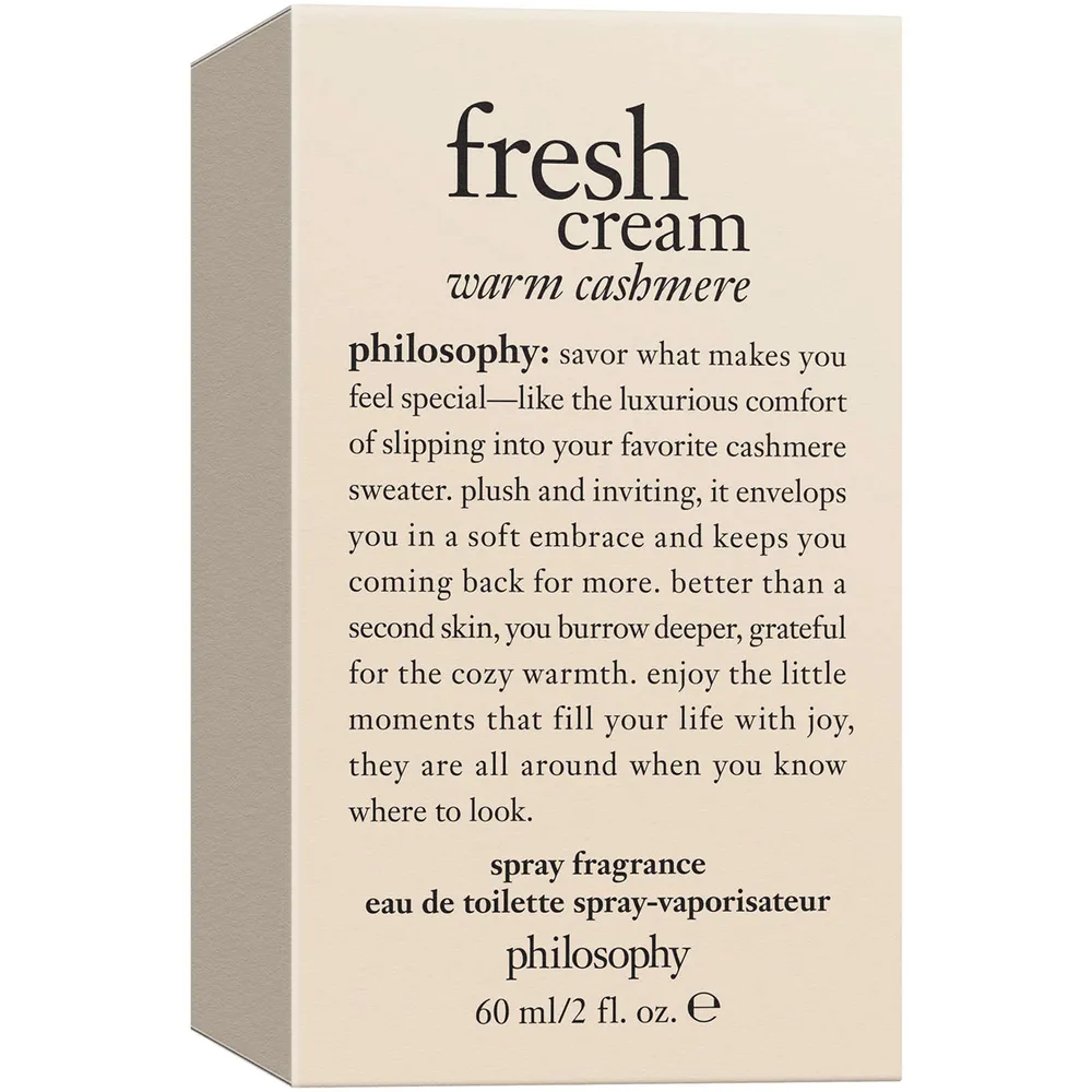 Fresh Cream Warm Cashmere Eau de Toilette - Philosophy