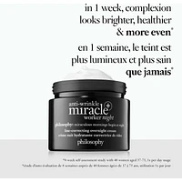 anti-wrinkle miracle worker night+ line-correcting overnight cream with vitamin c & hyaluronic acid, reduces fine lines & wrinkles