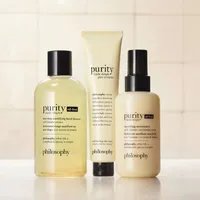 purity made simple oil-free one-step mattifying facial cleanser with bamboo extract