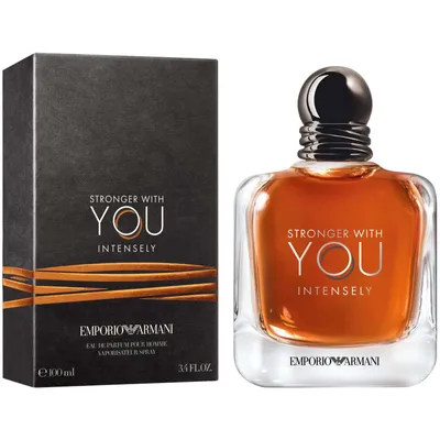 Emporio Armani Stronger With You Intensely Eau de Parfum, Fresh And Spicy Perfume For Men