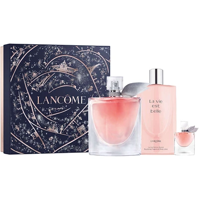 La Vie Est Belle Eau de Parfum Holiday Set: Fragrance & Body Milk with Bright Iris & Warm Vanilla