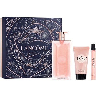 Idôle Eau De Parfum & Idôle Power Cream Holiday Set: Fragrance with Rose and Jasmine