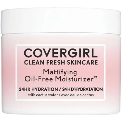 Clean Fresh Skincare Mattifying Oil-Free Moisturizer™, formulated with Cactus Water for 24HR Balanced Hydration, 100% Vegan & Cruelty-Free