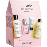 4-piece mini set
philosophy iconic fan-favorites mini set