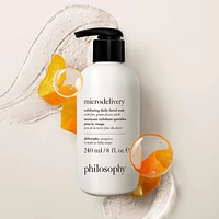 microdelivery exfoliating daily facial wash