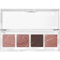 Clean Fresh Colour Quad, and vegan formula without talc, mineral oil, paraben fragrance, highly pigmented eyeshadow