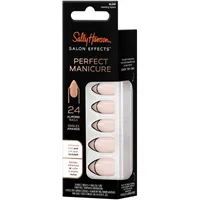 Salon Effects® Perfect Manicure™ press-on nails, longwearing, includes 24 premium fake nail, adhesive tabs and nail glue