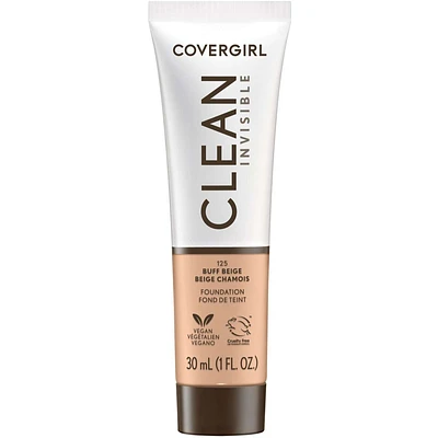 Clean Invisible, Foundation, Blendable Formula, Buildable Coverage, Lightweight, Natural Finish, Non-Comedogenic