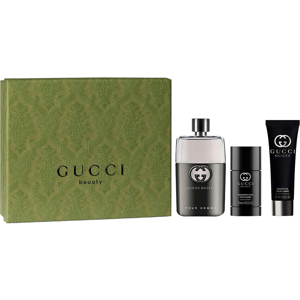 Guilty Pour Homme Eau de Toilette Spring Fragrance Gift Set for Men