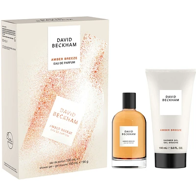 Amber Breeze Eau de Parfum and Shower Gel Gift Set for Men, Ambery Aromatic Fragrance