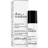 Dose of Wisdom Dark Circle Brightening Eye Cream with Vitamin C and Hyaluronic Acid