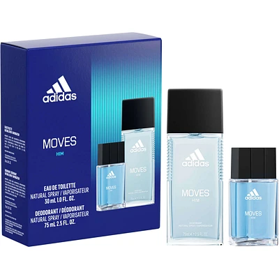 Moves for him giftset, Eau de Toilette and Deo Natural Spray