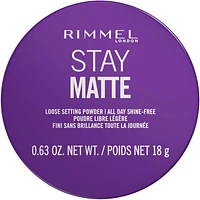 Stay Matte Loose Powder, Lightweight, soft focus effect, soft luxurious applicator puff, Talc-Free, 100% Cruelty-Free