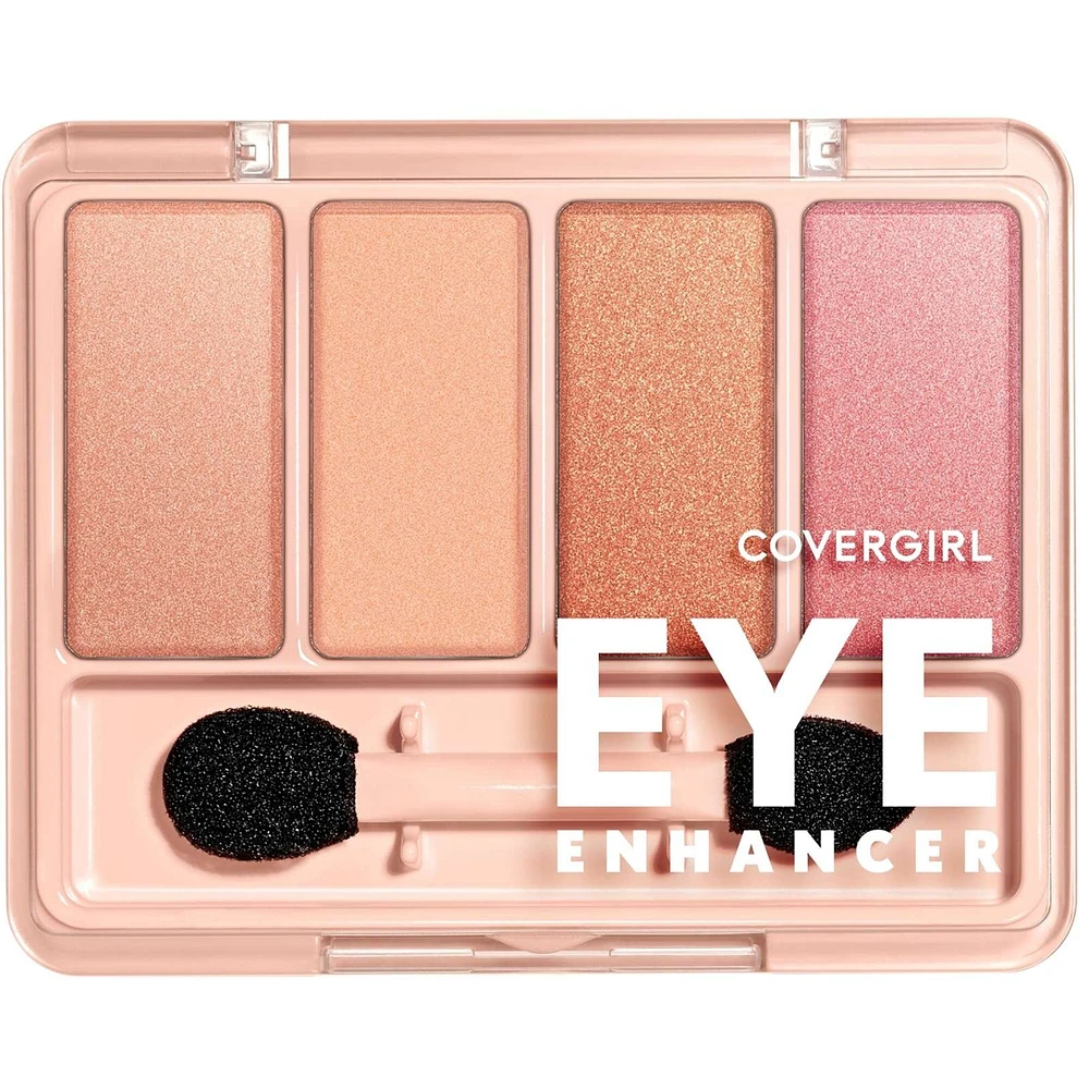 Eye Enhancers Eyeshadow, silky, sheer formula, double ended applicator, 100% Cruelty-free