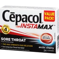 Cepacol® Instamax Arctic Cherry, Sore Throat Lozenges