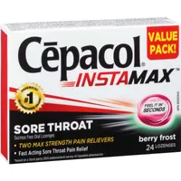 Cepacol® Instamax Berry Frost, Sore Throat Lozenges, 24 ct