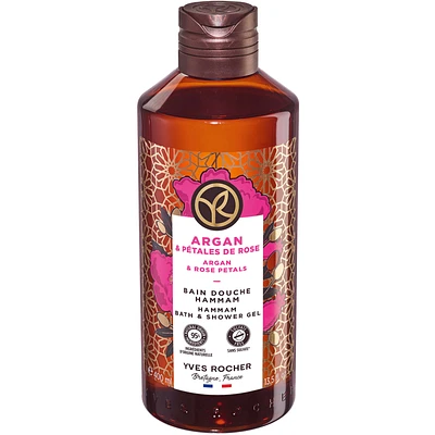 Argan & Rose Petals Hammam Bath & Shower Gel