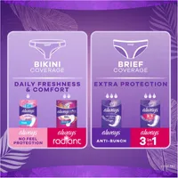 Always Anti-Bunch Xtra Protection Daily Liners Regular Unscented, Anti Bunch Helps You Feel Comfortable