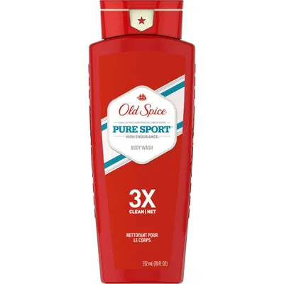 Old Spice High Endurance Pure Sport Scent Body Wash for Men, 532 mL