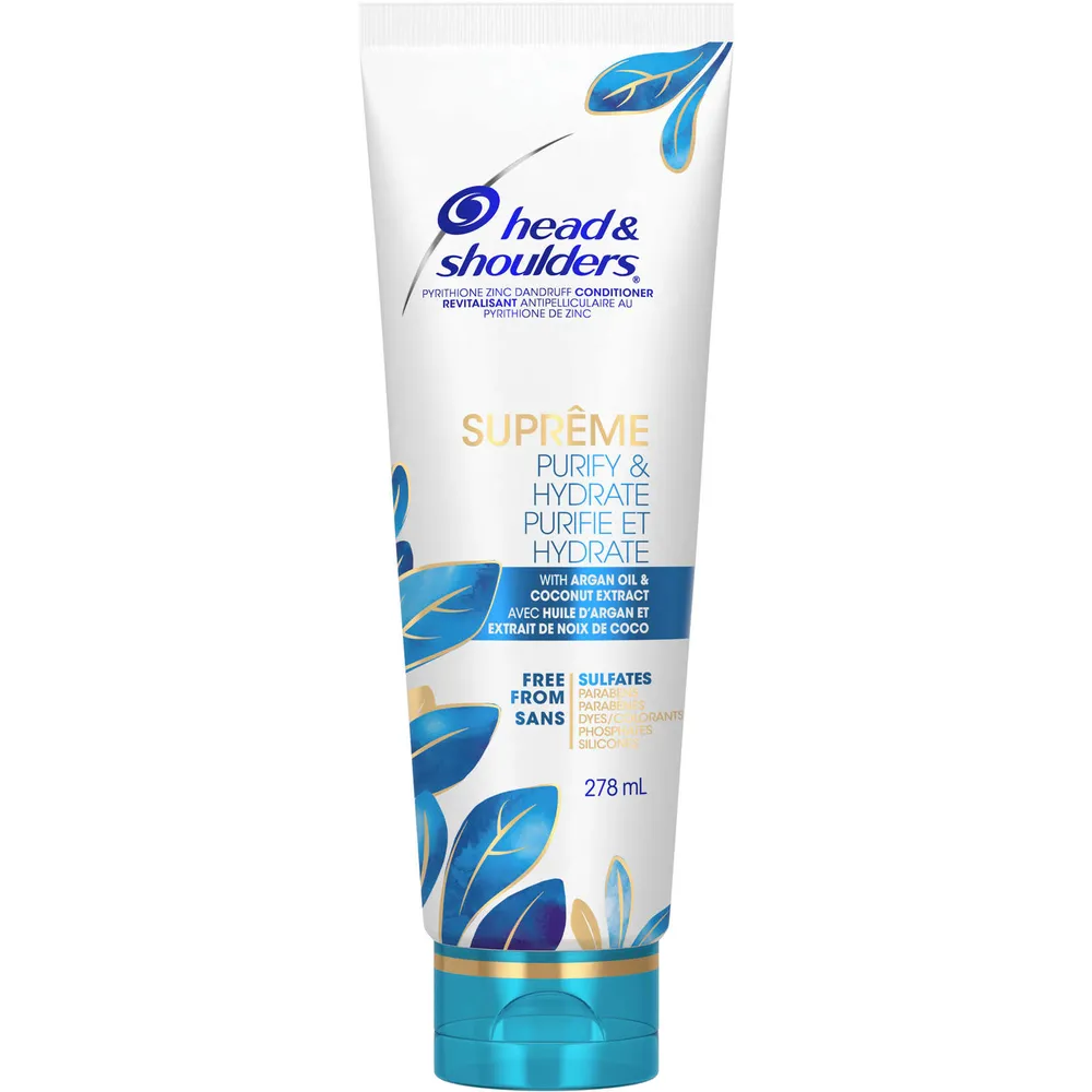 Head and Shoulders Supreme Purify & Hydrate Hair & Scalp Conditioner, 278 mL