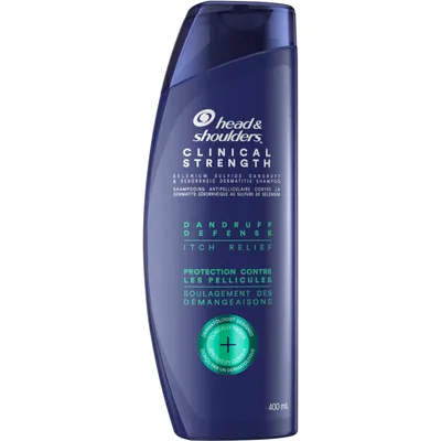 Head & Shoulders Clinical Strength Dandruff Defense Intensive Itch Relief Shampoo, 400 mL