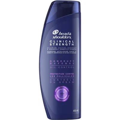 Head & Shoulders Clinical Dandruff Defense + Advanced Oil Control Shampoo, 400 mL