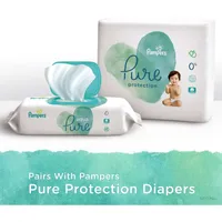 Pampers Aqua Pure Sensitive Baby Wipes 1X Pop-Top 56 Count