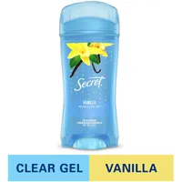 Secret Clear Gel Antiperspirant and Deodorant, Vanilla Scent, 73 grams