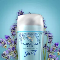 Secret Aluminum Free Deodorant, Lavender, 68 g