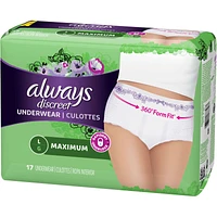Discreet, Postpartum Incontinence Underwear, Maximum