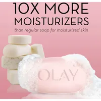 Olay Fresh Outlast Cooling White Strawberry & Mint Beauty Bar 90 g, 4 count 