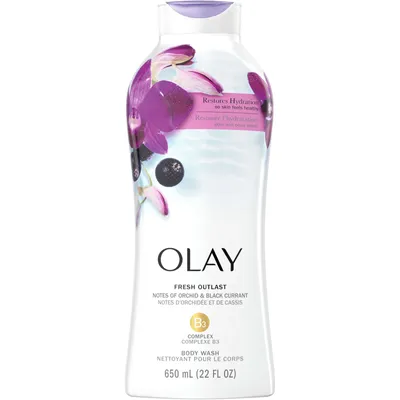 Fresh Outlast Body Wash, Orchid & Black Currant