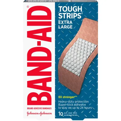 Tough-Strips Adhesive Bandages, Extra Large