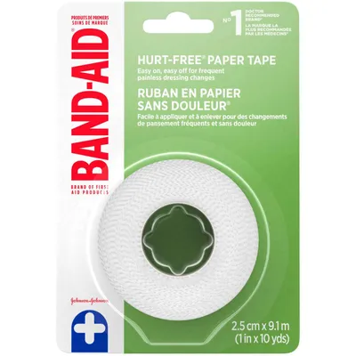 First Aid Paper Tape, 2.5 Centimetres by 9.1 Metres
