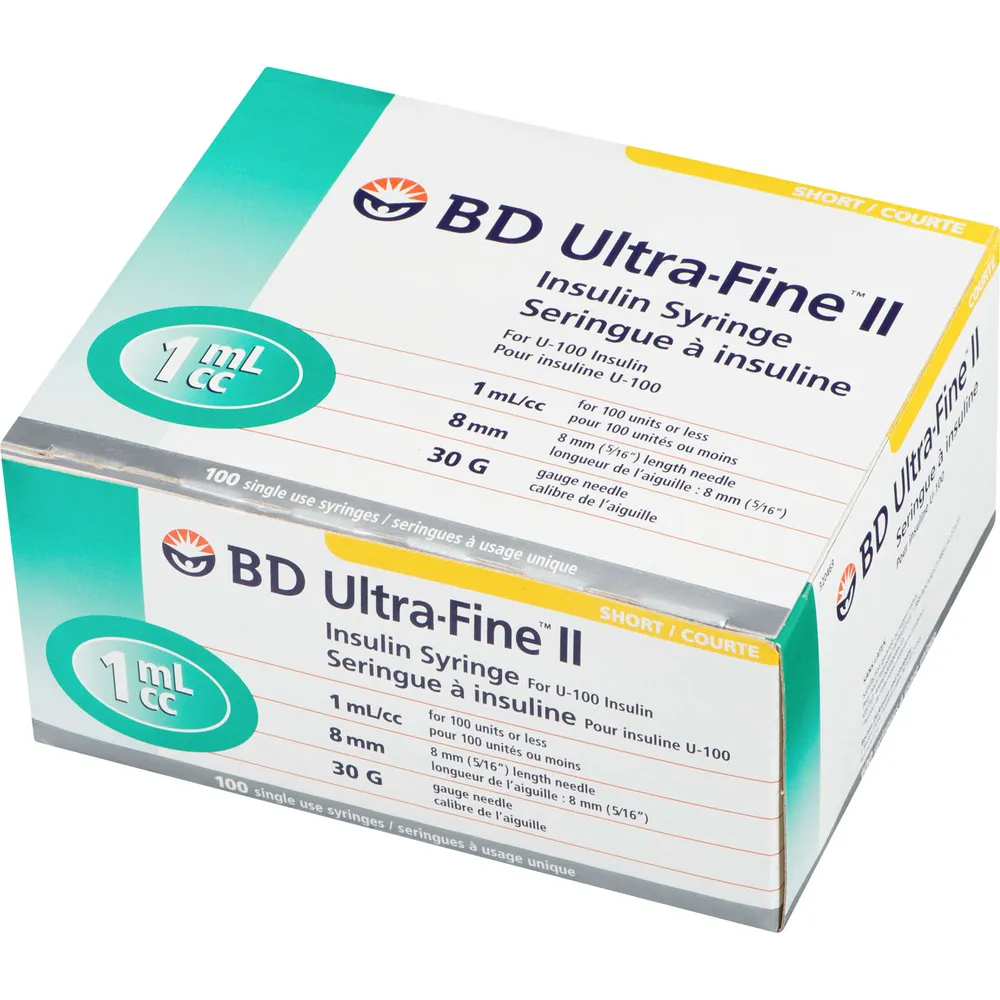 Bd Ultra-Fine 1.0ML 30G 8MM Syringe (5/16)