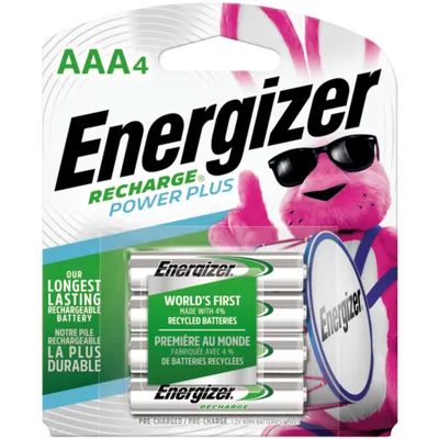 Recharge Power Plus Rechargeable AAA Batteries