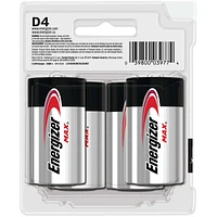 MAX Alkaline D Batteries