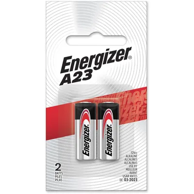 A23 Batteries 2 pack, 12V Miniature Alkaline Specialty Batteries