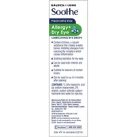 Soothe® Preservative Free Allergy + Dry Eye Drops