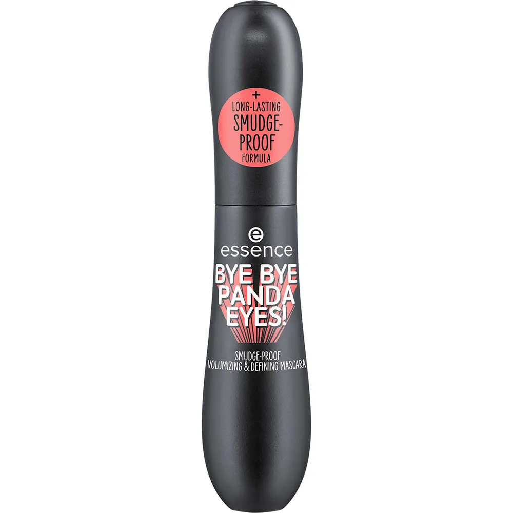 bye bye panda eyes! smudge-proof volumizing and defining mascara