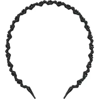 Hairhalo Adjustable Headband, Black Sparkle