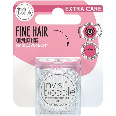 Extra Care Hair Ring, Crystal Clear