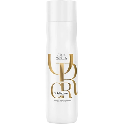 Wella Professionals Oil Reflections Luminous Reveal Lightly Moisturising Cleansing Shampoo for All Hair Types, Hydrating Shampoo for Shiny Hair - 250ml