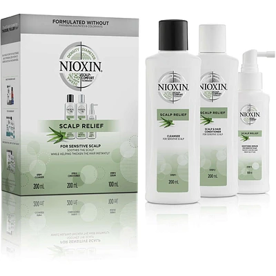 Nioxin Scalp Relief 3-Part-System for Sensitive, Dry and Itchy Scalp