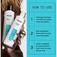 Scalp + Hair Thickening System 3 - Hair Thickening System for Colored Or Dry Damaged Hair with Light Thinning - Includes Shampoo 150ml, Conditioner 150mland Scalp Treatment 50ml